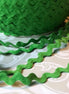 Ric Rac Green 1/2" 100% Cotton