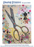 Sewing Scissors Collage Pattern by Laura Heine