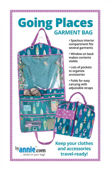 By Annie Going Places Garment Bag pattern