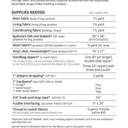 By Annie Going Places Garment Bag pattern