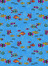 Oceania Fish Blue Gold Metallic