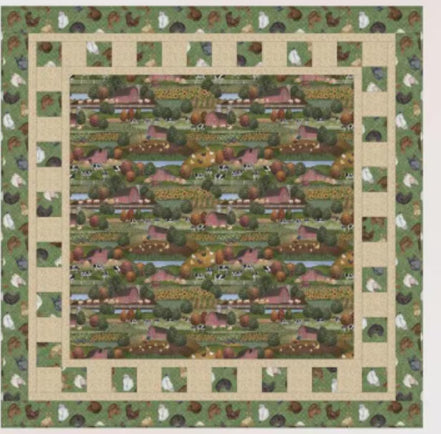 Fabric Cafe Big Picture 3 Yd Lap Quilt