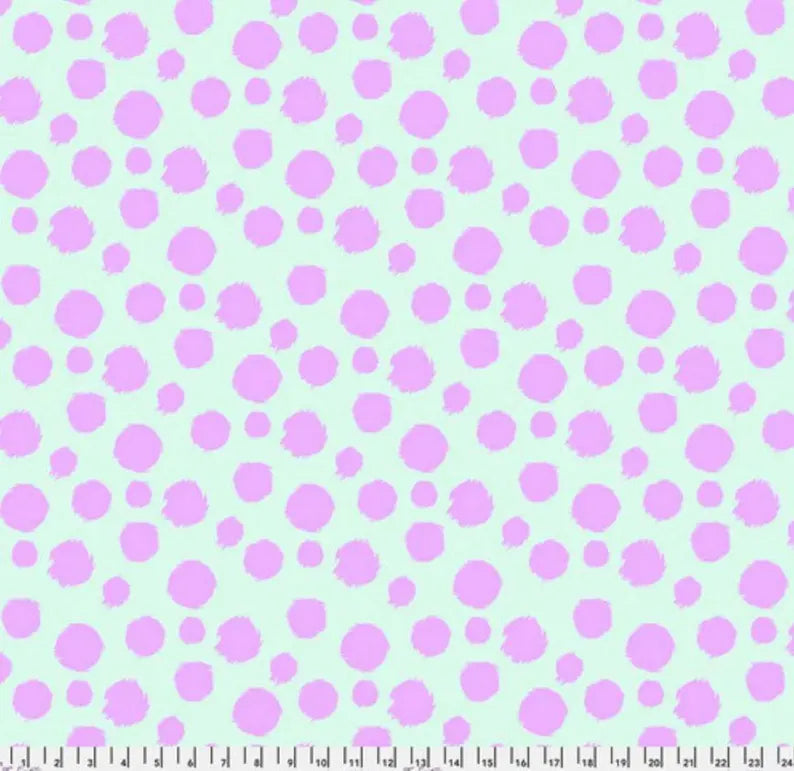 Tula Pink Fur Ball - Technomint (Minky) || Tabby Road