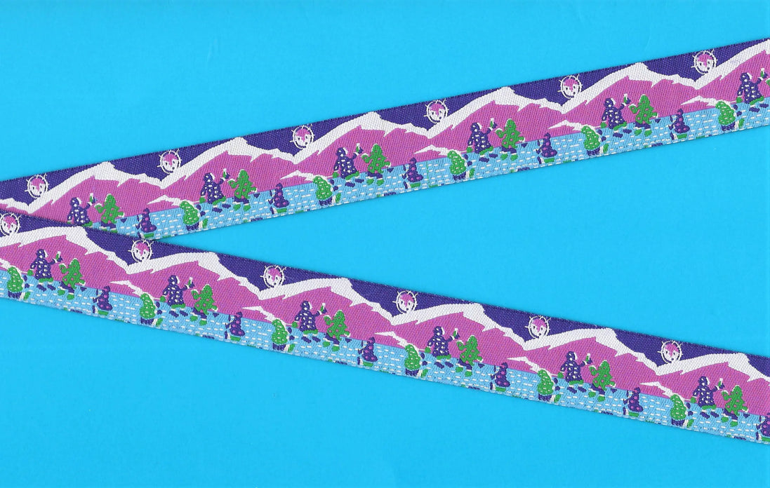 Alaskan Jacquard Ribbon 7/8in Arctic Celebration