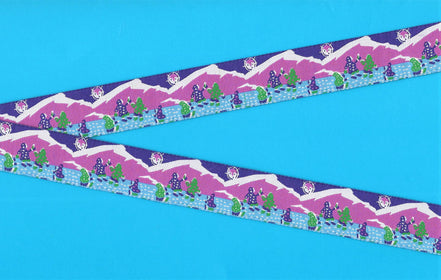 Alaskan Jacquard Ribbon 7/8in Arctic Celebration