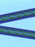 Alaskan Jacquard Ribbon 7/8in Blueberries