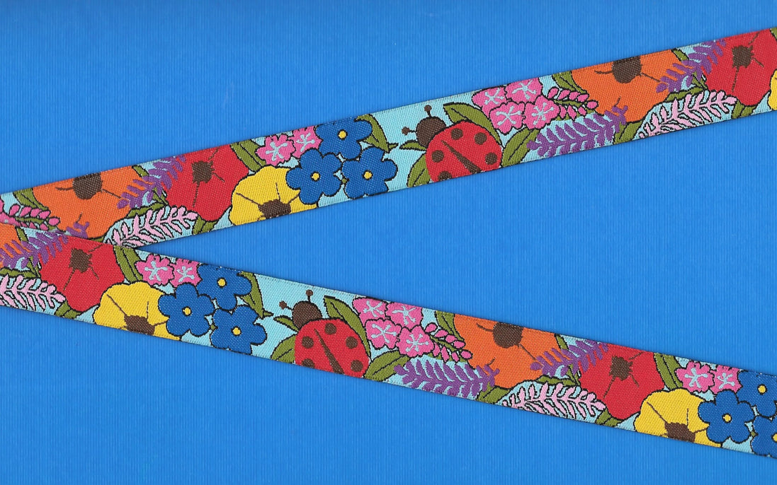 Alaskan Jacquard Ribbon 7/8in Alaskan Floral