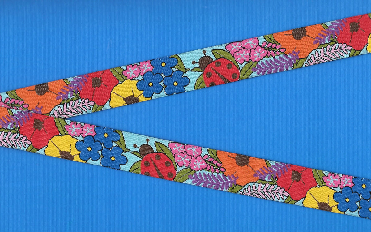 Alaskan Jacquard Ribbon 7/8in Alaskan Floral