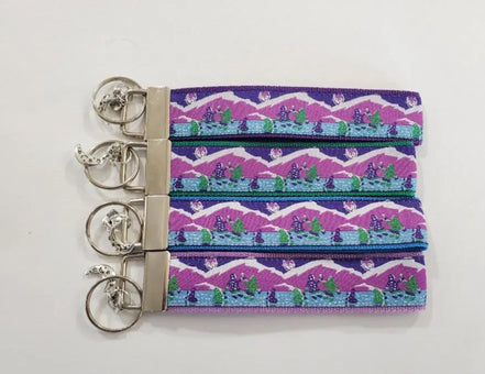 Alaskan Jacquard Key Fob Native American