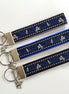 Alaskan Jacquard Key Fob Howling Wolf