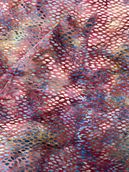 Bali Batik by Wildfire Designs Scales Salmon