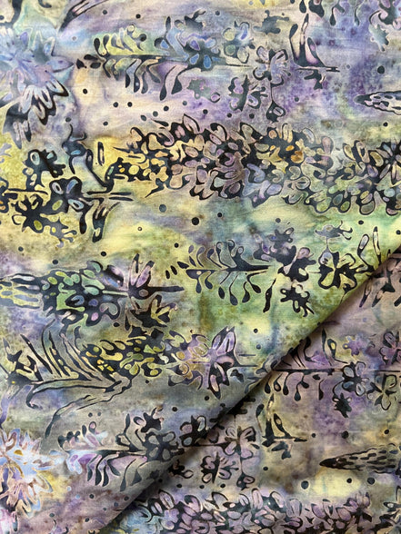 Hoffman Bali Chop Batik Fireweed Ocean