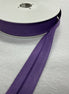 1" Single fold bias tape #388 Poly/Cotton Purple (can be used as 1/2" double fold)