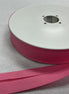 1" Single fold bias tape #276 Cotton/Poly Pink (can be used as 1/2" double fold)