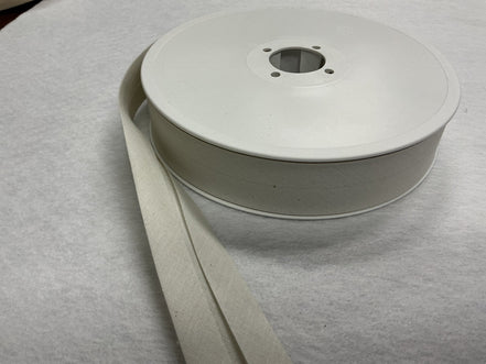 1" Single fold bias tape #134 Poly/Cotton Beige (can be used as 1/2" double fold)