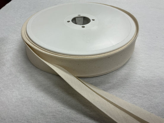 1" Single fold bias tape #151 Poly/Cotton Beige (can be used as 1/2" double fold)