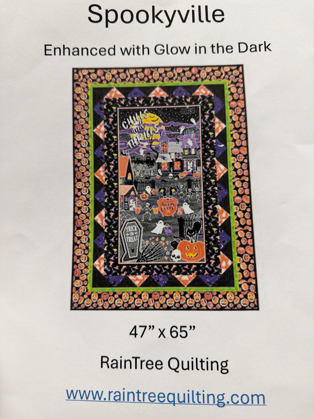 Spookyville Quilt Kit 47"x65"