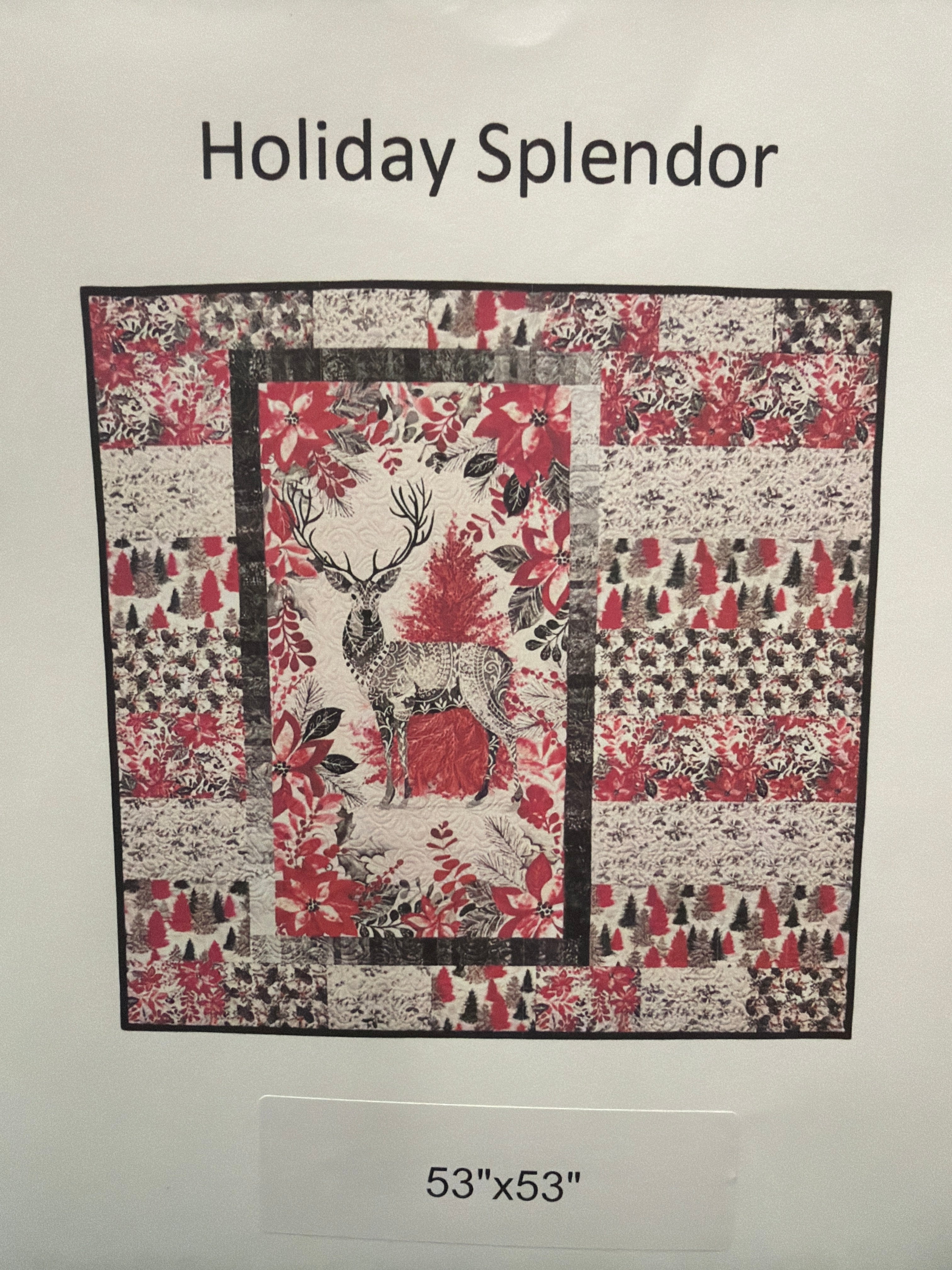 Holiday Splendor Quilt kit 53