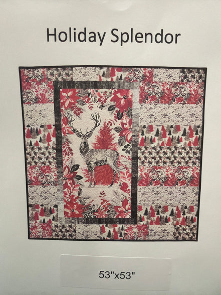 Holiday Splendor Quilt kit 53" x 53"