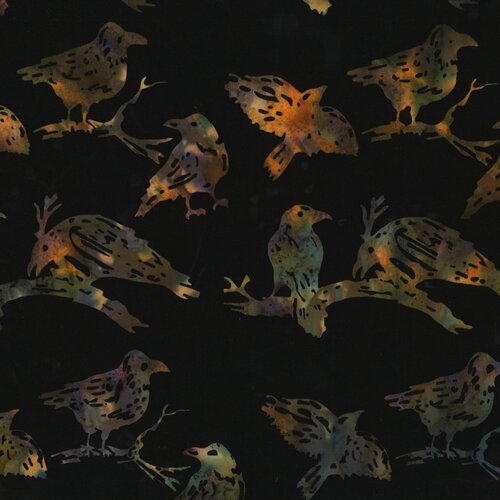 Hoffman Batik Ravens Sugarplum
