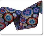 Jacquard Ribbon Kaffe Paperweight in Black