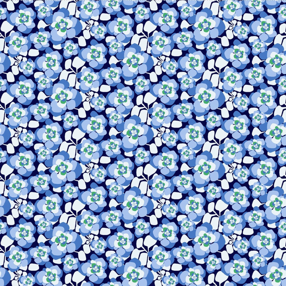 Margot Packed Floral Blue