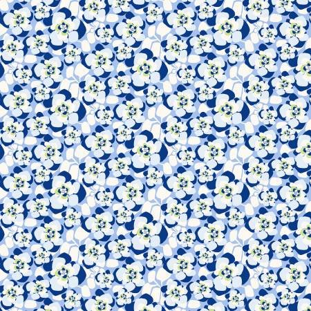Margot Packed Floral Light Blue