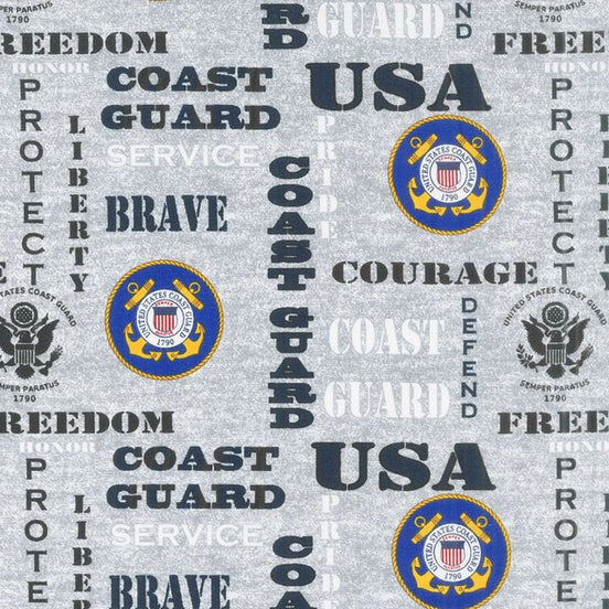 US Coast Guard Gray Cotton