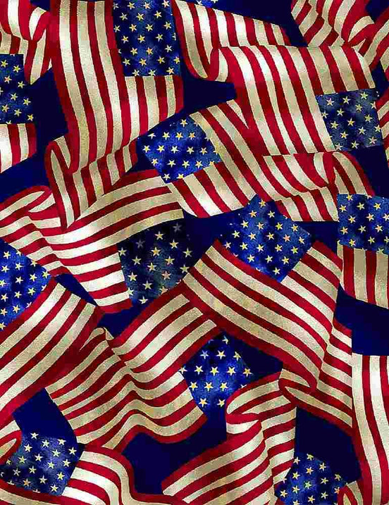 Americana Packed USA Flags
