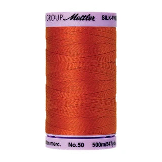 Mettler Silk Finish 50wt 100% Cotton 9104-0450 Paprika