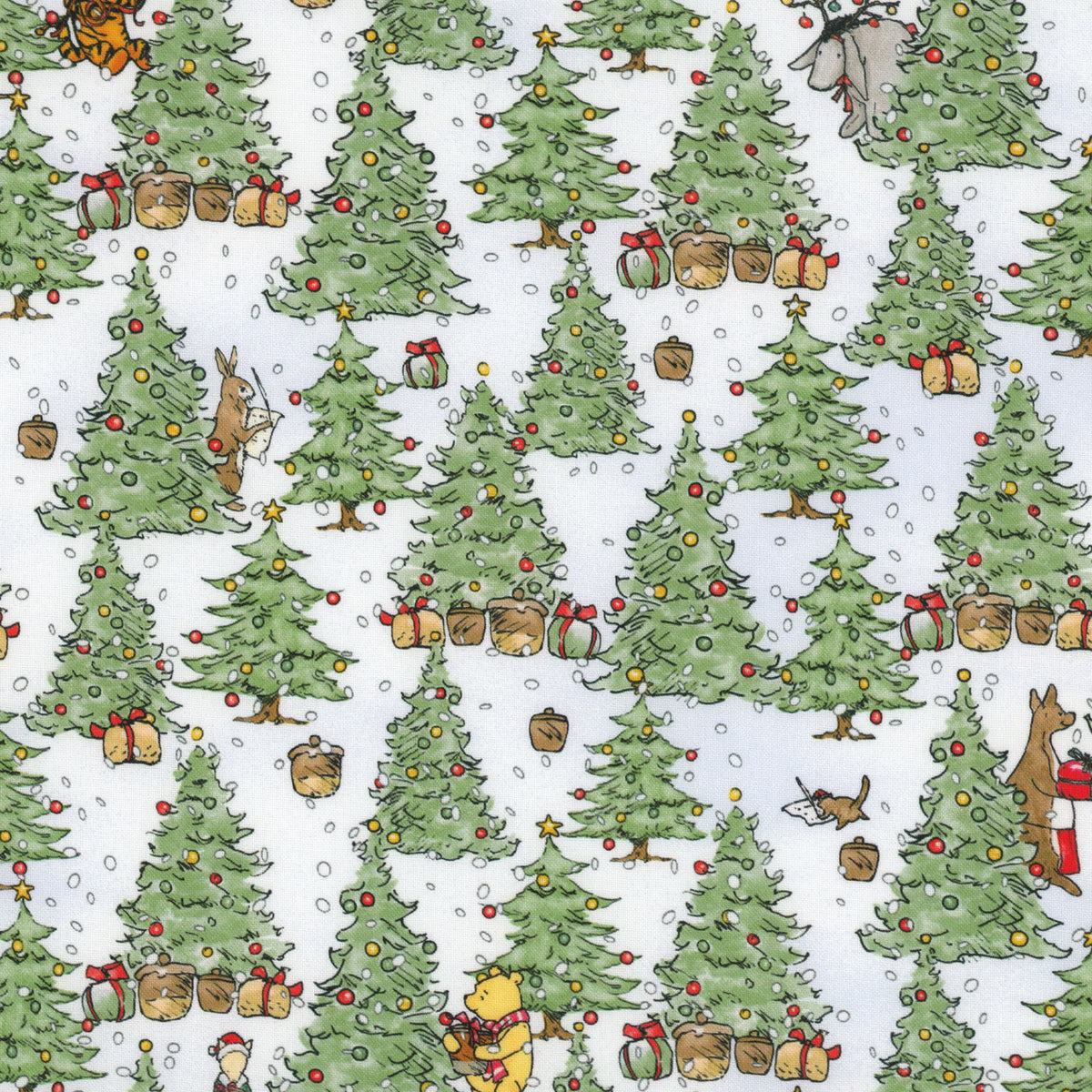 Christmas at Pooh Corner Decorated Trees