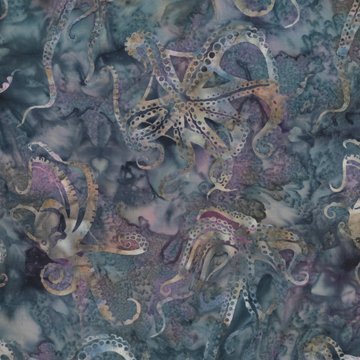 Bali Batik by Wildfire Designs Octopus Sea Urchin