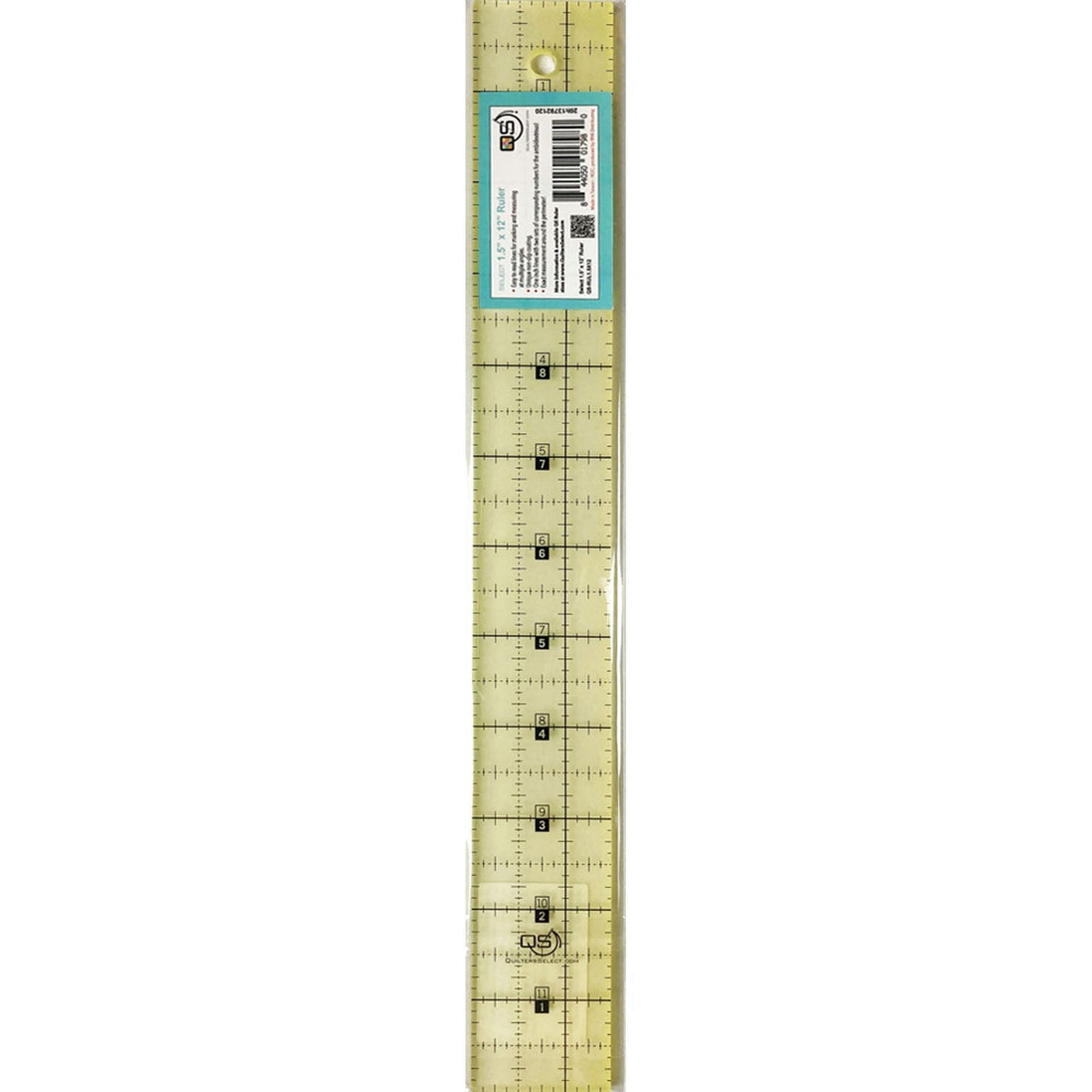 Quilter's Select 1.5" x 12" Ruler