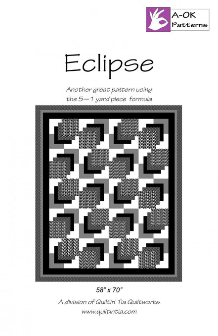 Eclipse A-OK Quilt Pattern 58x70