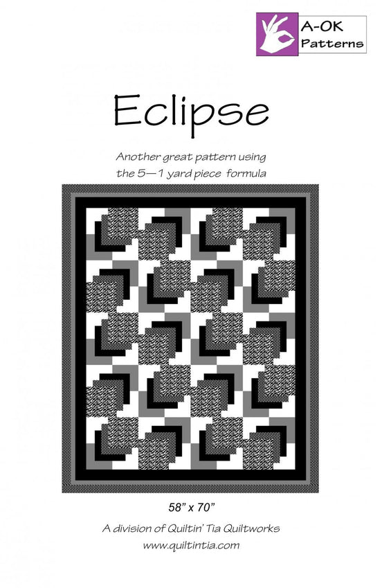 Eclipse A-OK Quilt Pattern 58x70
