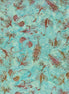 Hoffman Bali Batik Flies and Lures Pastel