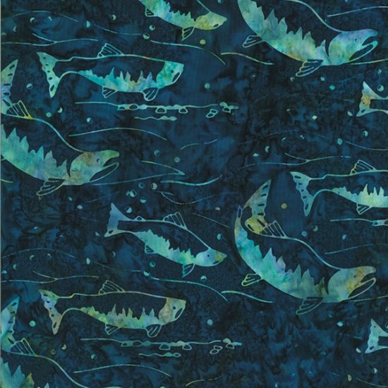 Bali Batik Wildfire Designs Salmon Moonstruck