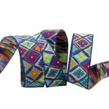 Jacquard Trim Kaffe Blue Antwerp Flowers