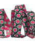 Jacquard Ribbon Jane Sassaman Pink/Black Dotty