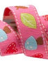 Jacquard Ribbon Pink w/ Mushrooms