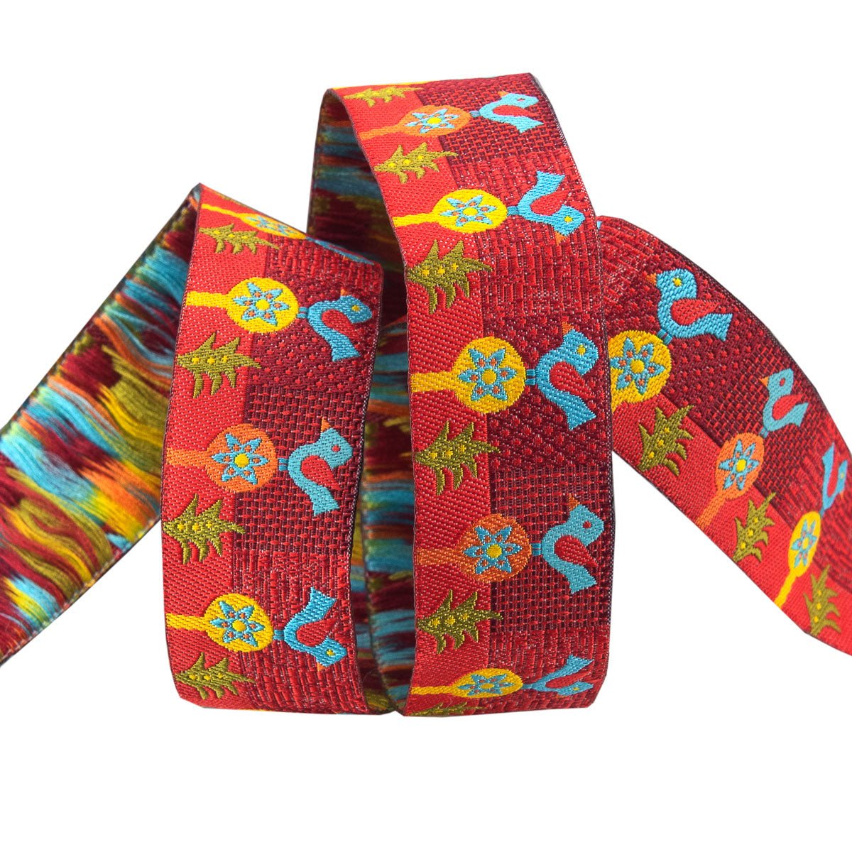 Jacquard Ribbon Sue Spargo Blue Bird
