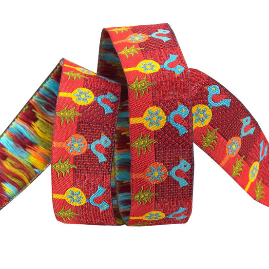 Jacquard Ribbon Sue Spargo Blue Bird