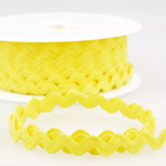 Ric Rac Lt Yellow 1/2" 100% Cotton