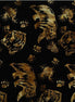 Bali Batik Grizzly Bear & Pine Cones Caramel