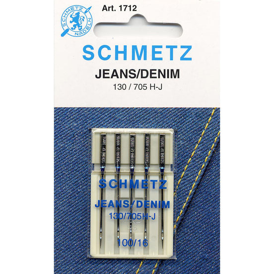 Schmetz Needle 100/16 Jeans/Denim (5 pk)