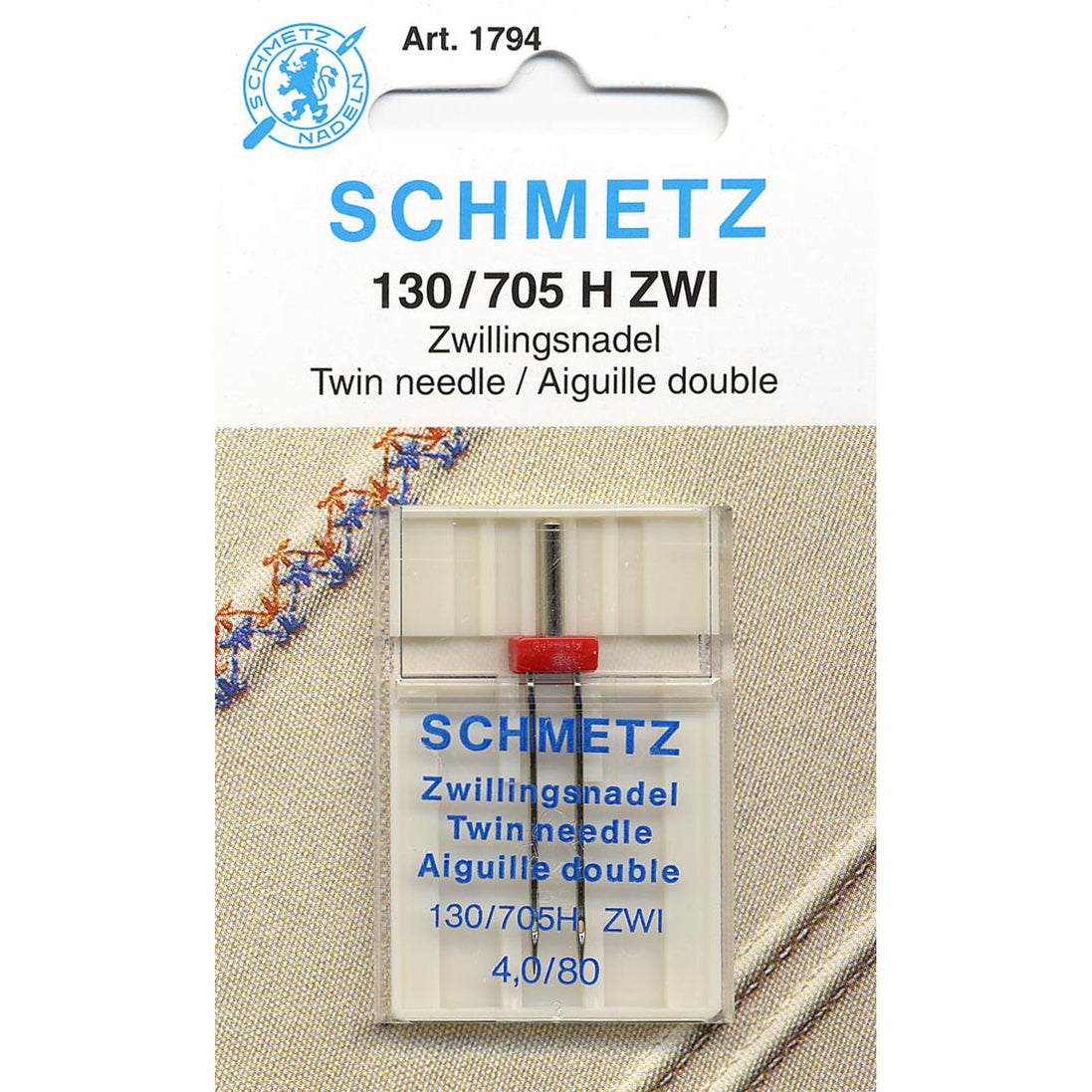 Schmetz Needle40/80 Twin Needle