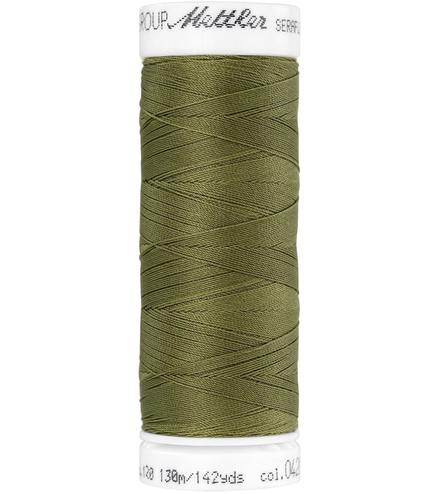 Mettler Seraflex 142 yd. #420 Olive Drab