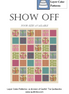 Show Off Layer Cake Quilt Pattern Multi size