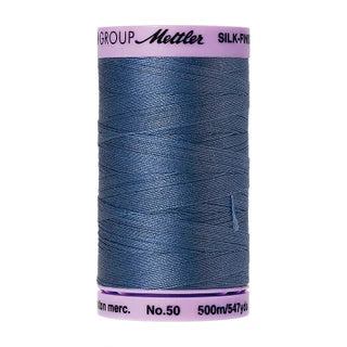 Mettler Silk Finish 50wt 100% Cotton 9104-0351 Smokey Blue