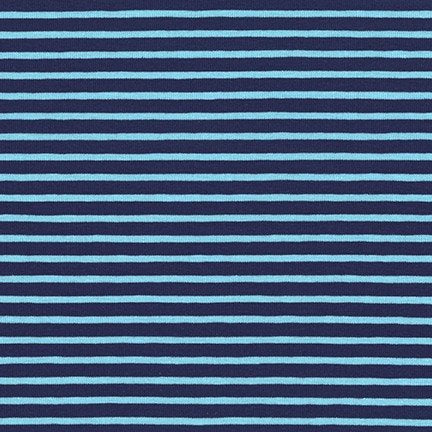 Harbor Stripe Jersey - Ocean